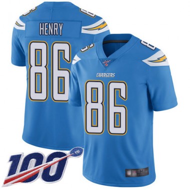 Los Angeles Chargers NFL Football Hunter Henry Electric Blue Jersey Youth Limited #86 Alternate 100th Season Vapor Untouchable